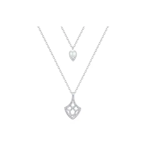 Glam Ever Сплав/Серебряное покрытие/Золотое покрытие Ожерелье Серебряное Женское