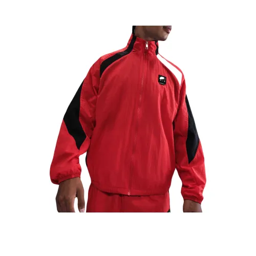 Nike Ткани вязаные Красный Мужской Куртки