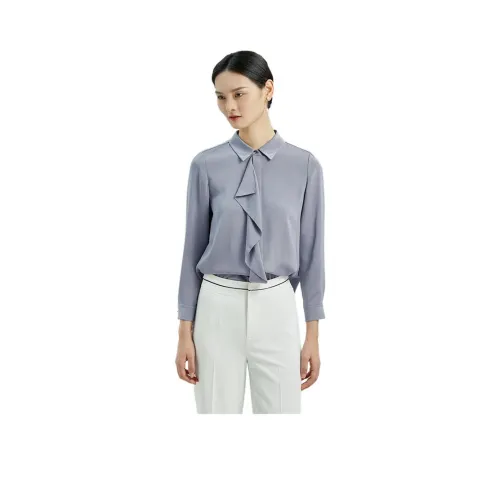 BBLLUUEE Рубашка Женская Fragrant Фиолетовая