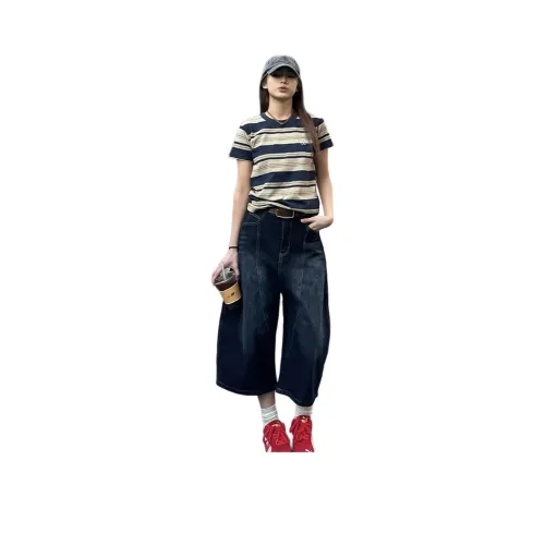 FOREVER 21 Синие Унисекс Джинсовые Шорты