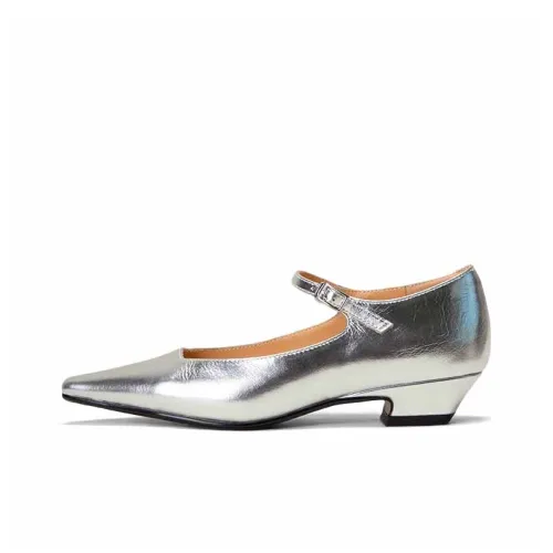 SHOEMAKER QUEEN Грубый каблук Мэри Джейн Женские обувь