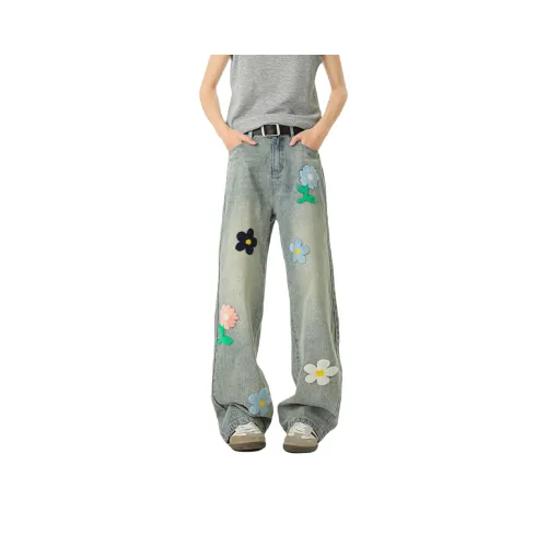 UPWARD LAB Джинсы Унисекс Синий Оттенок Продукт