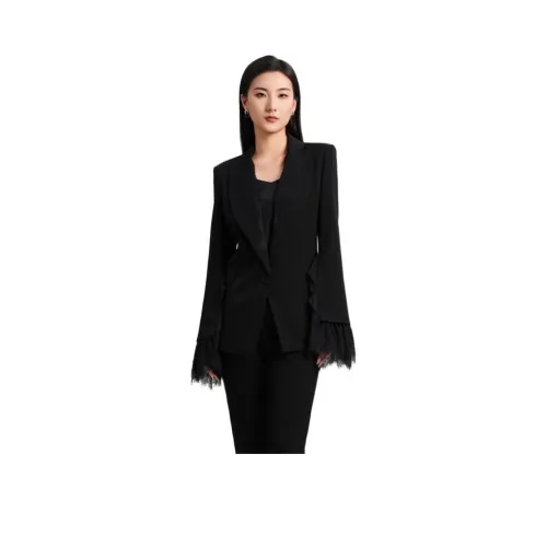 Blood Glitter Бизнес-костюм женский черный