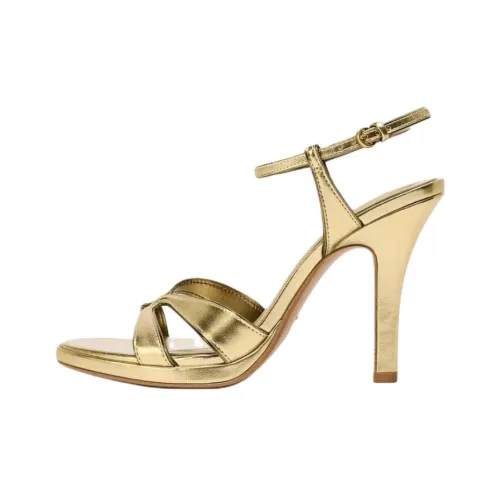 ZARA One Ремень Сандалии 9 см Женские Золотые