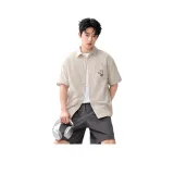 Light Beige (Yahpi Собака Логотип на груди)  
Светлый Бежевый (Yahpi Dog Chest Logo)