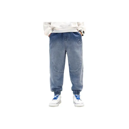 TONGGENI Джинсы Подростки Джинсовый Синий