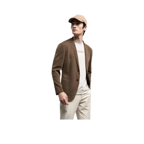 SAINT ANGELO Бизнес-костюм унисекс кофейного цвета