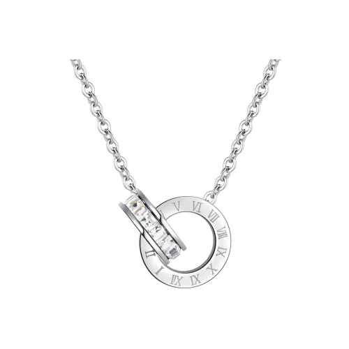 Ice Heart Rain Сверкающий страз Ожерелья Унисекс