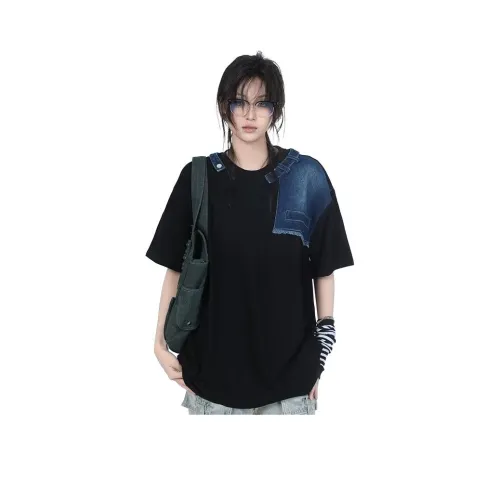 PWUE Черный ★★★★★ Унисекс Футболка