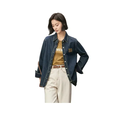 SENTUBILA Титан Синий Женские Рубашки