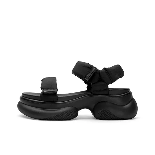 TOOMANYSHOES Пляжные сандалии Черные Женские