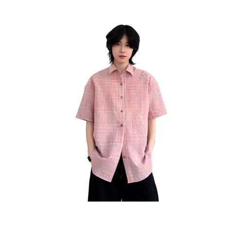 DANJUE Розовые Унисекс Рубашки