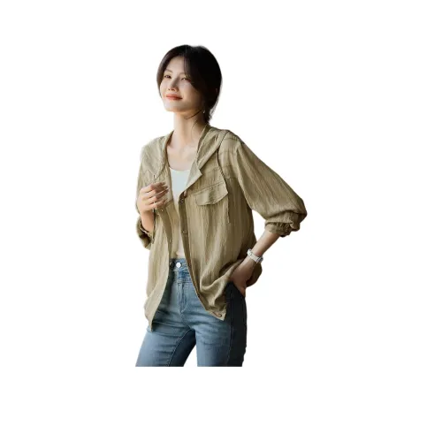 XWI Зеленые Женские Рубашки