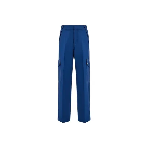 Ferragamo FW24 Карго Брюки Мужские Темно-Синие