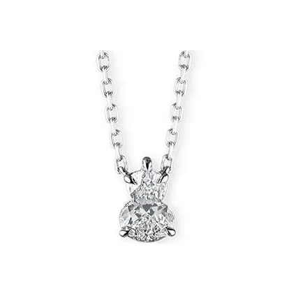 Qeelin Wulu 18К Белое золото ожерелье с бриллиантами унисекс серебро