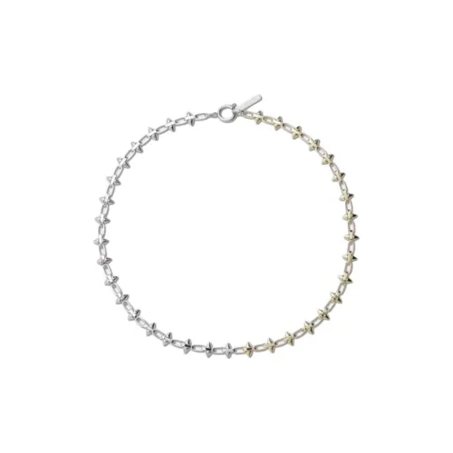 JUSTINE CLENQUET Брасс Колье Женские Золото Серебро