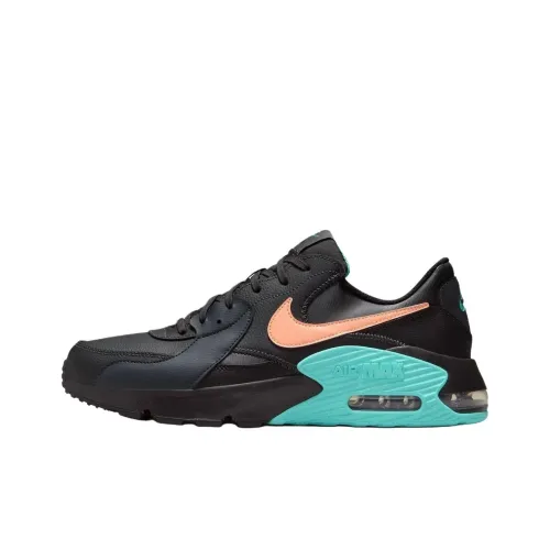 Nike Air Max Excee Low Беговые кроссовки Мужские Черные Синие