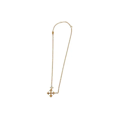 Off Белый Brass Necklaces Женские