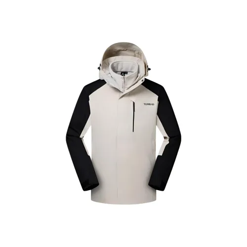 TOREAD Водонепроницаемый Устойчивый к истиранию Термостойкая ветровка Мужская Тростник Черный