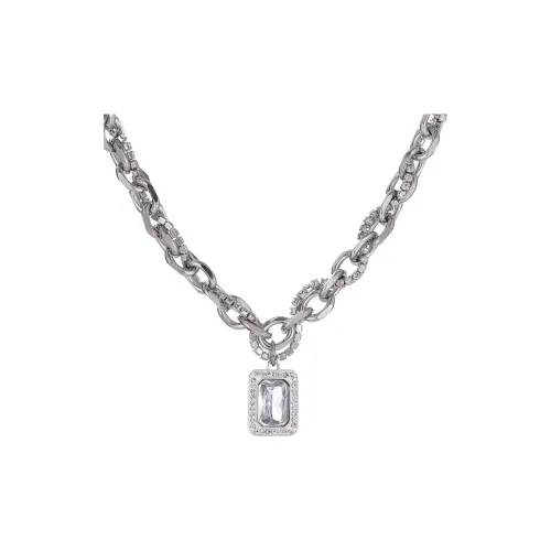 ZOKS Сплав Ожерелья Унисекс Серебряный