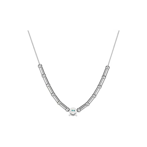 FOREVER MELODY Титановые стальные ожерелья мужские серебряные