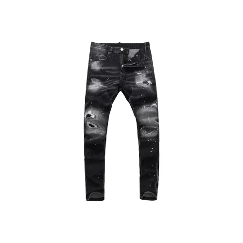 MAREA VESUVIO Выцветшие Серые Мужские Джинсы