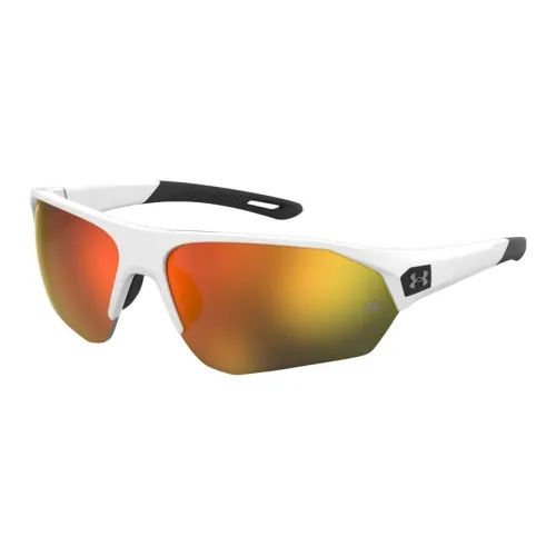 Under Armour Пластик Металл Нерегулярная форма Солнцезащитные очки Унисекс Белый