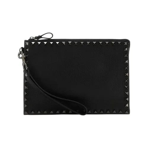 Valentino Телячья кожа Клатч Мужской Черный