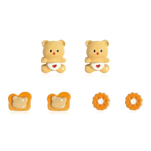 DVNRR Сплав Серьги-гвоздики Женские