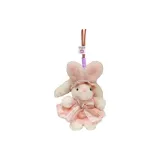 Кроличье ухо, розовая клетка, платье