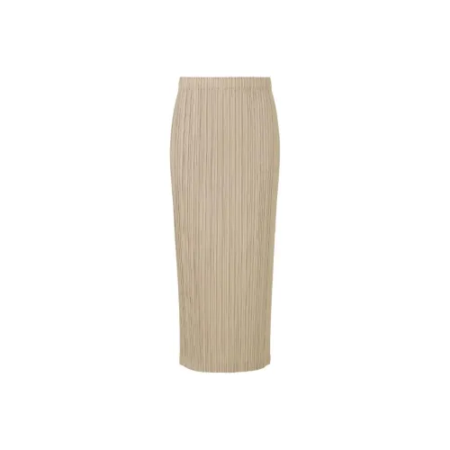 PLEATS PLEASE ISSEY MIYAKE FW25 Повседневный Длинный Юбка Женские