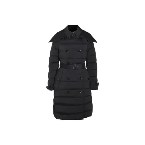 Burberry FW24 Хлопковый пуховик женский черный