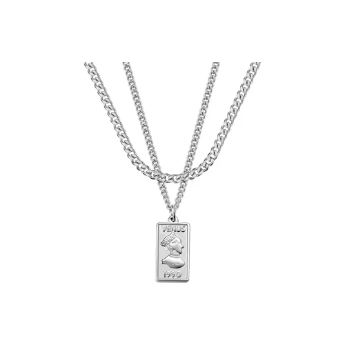 AWD Титановая сталь Двойной слой Ожерелье Мужское