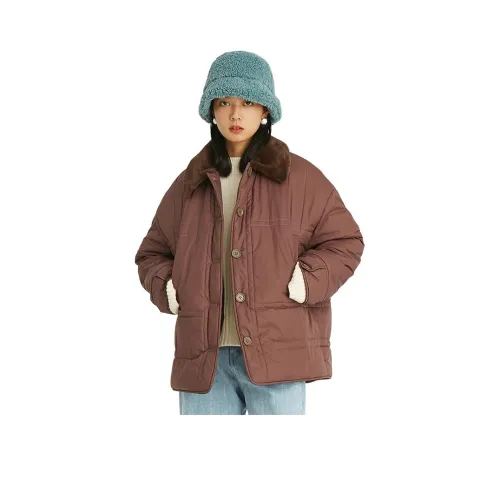 Omont Пуховая куртка Женская Красно-коричневый