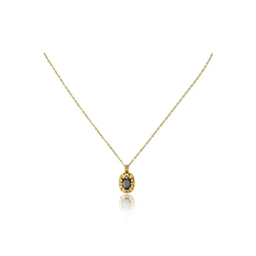 Exhibition Титановая сталь Циркон Ожерелья Женские