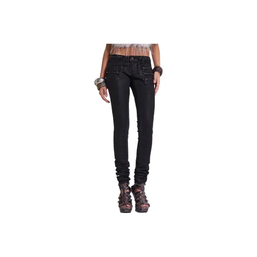 Jaded London Ardor Покрытые Низкие Шаговые Шов Skinny Джинсы Женские