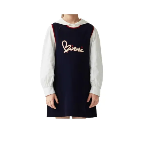 Mitti Платье Темно-синий Children Возраст 3-7 лет