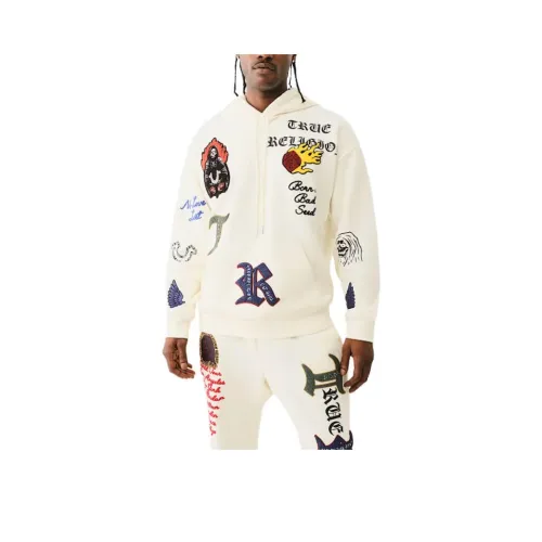 TRUE RELIGION Толстовка Мужская Белая