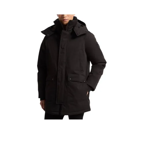 MICHAEL KORS Хлопковый пуховик Мужской Черный