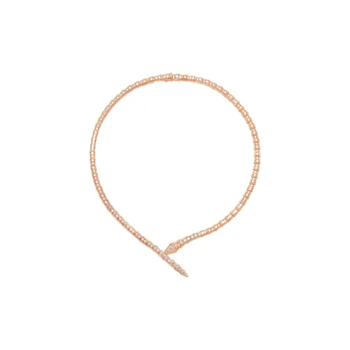 BVLGARI SERPENTI VIPER 18К Розовое золото Ожерелье Унисекс
