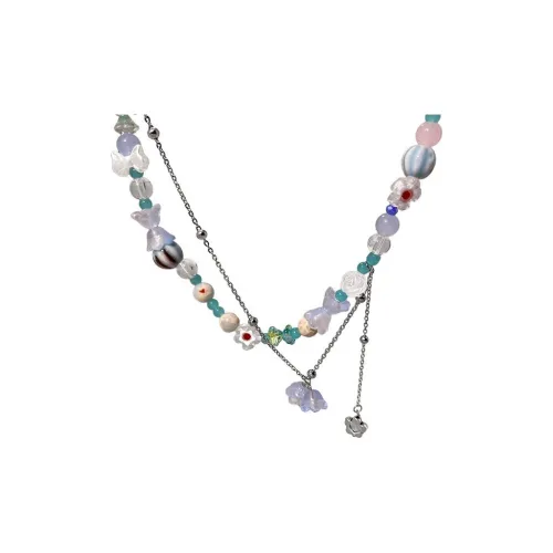 COKKCO Сплав Искусственный циркон Ожерелья Женские