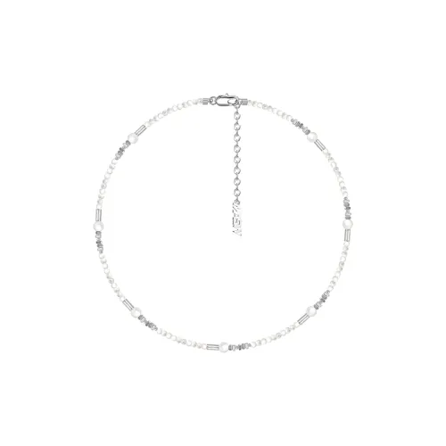 masw Медный сплав ожерелья Women's Silver