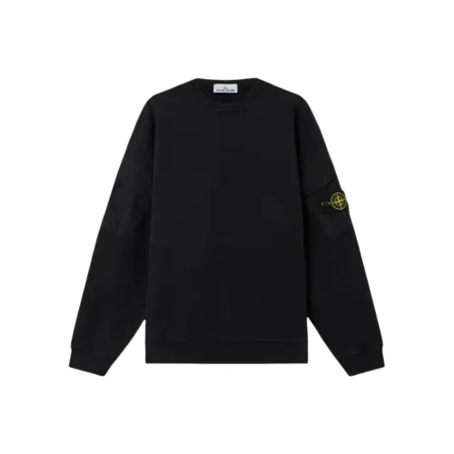 STONE ISLAND Свитшот Мужской Черный