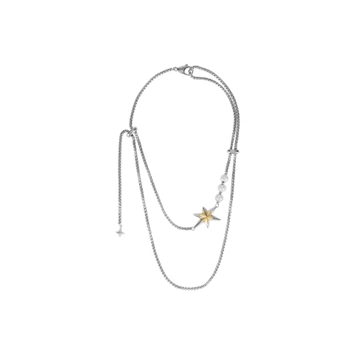 Ожерелья BLACKHEAD из титанового стального сплава унисекс серебристо-золотой многоцветный