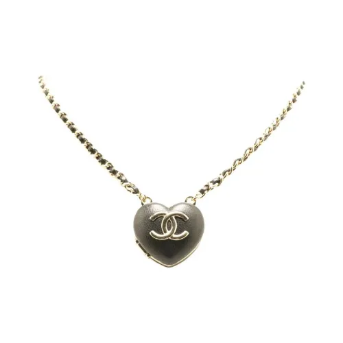 CHANEL CC Овечья кожа Ожерелья Женские Золото