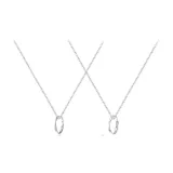 Лента Мебиуса Пара Ожерелье