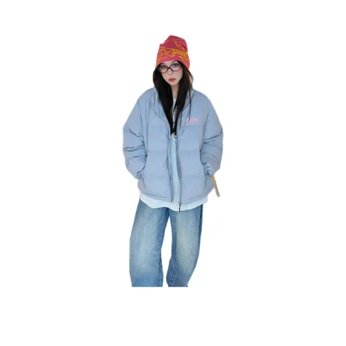 SFSAPABL Хлопковый пуховик женский синий