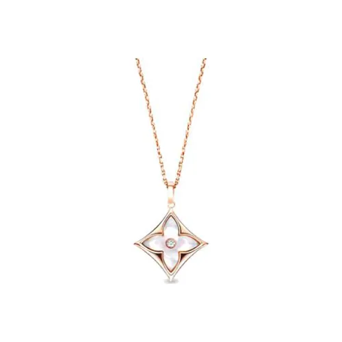 LOUIS VUITTON COLOR BLOSSOM Ожерелье Розово-золотой Унисекс