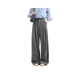 Премиум серый, удлиненные брюки, длина (размер по длине) 108 см