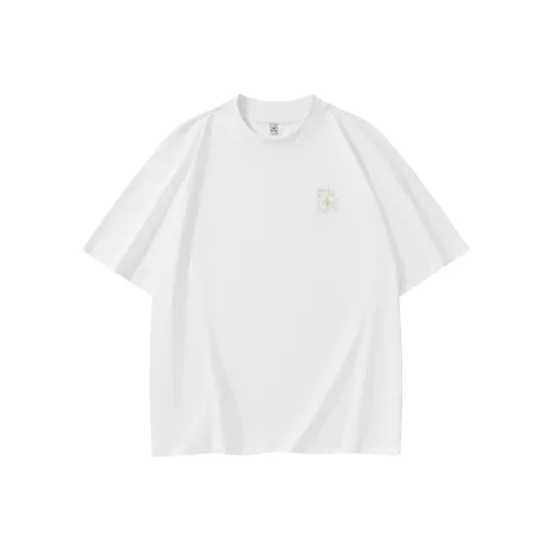 Белый медведь Короткий рукав T-рубашки Унисекс